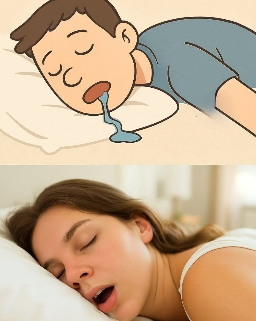 If you drool while you sleep, it’s a sign that your