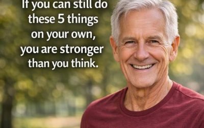 Between the ages of 65 and 85: if you can still do these 5 things on your own, you’re stronger than you think